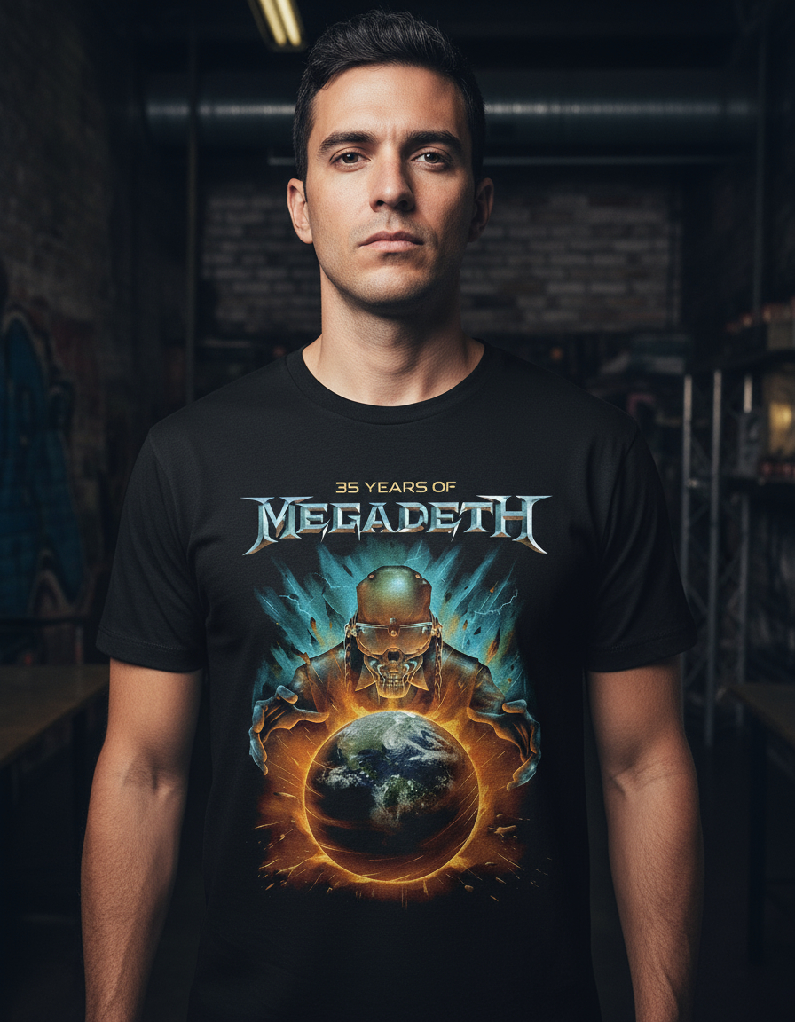 Remera: Megadeath 2 Memoestampados
