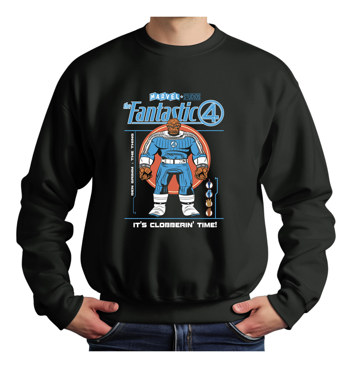 Buzo 4 Fantasticos Ben Grimm Memoestampados - Imagen 2