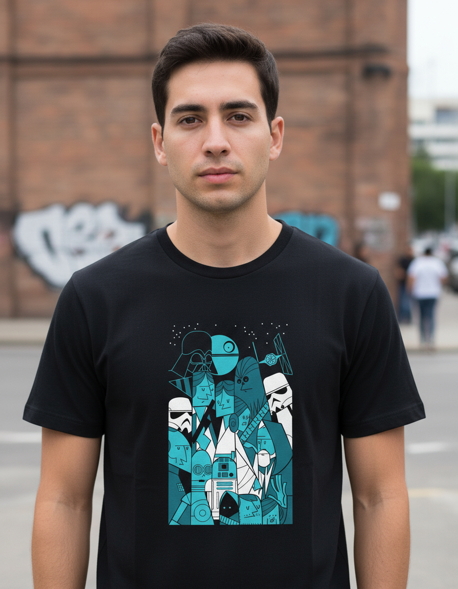 Remera: Star Wars Art Memoestampados