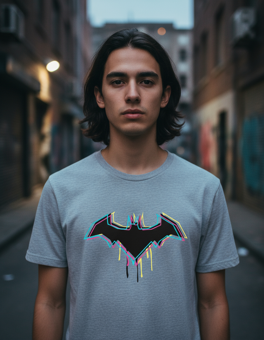 Remera Batman Logo Colores Memoestampados - Imagen 7