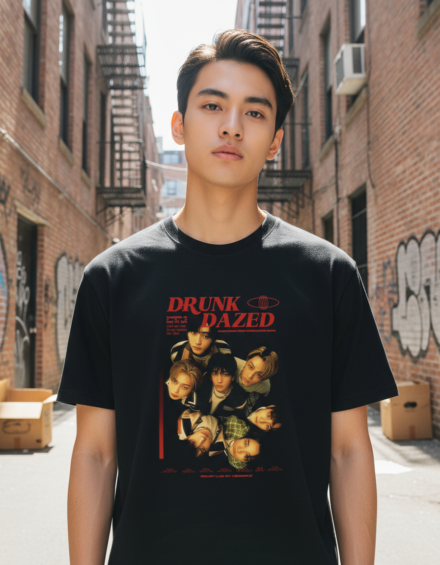 Remera: Enhypen Drunk Dazed Memoestampados