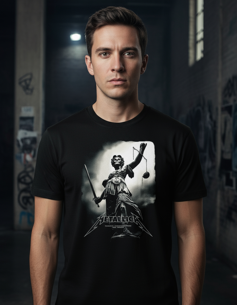 Remera: Metallica Justicia Memoestampados - Imagen 3