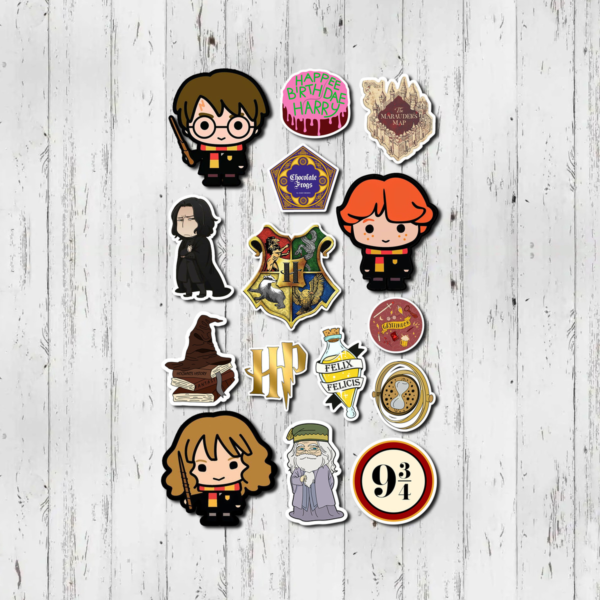Pack Pegotines Stickers Harry Potter Memoestampados - Imagen 4