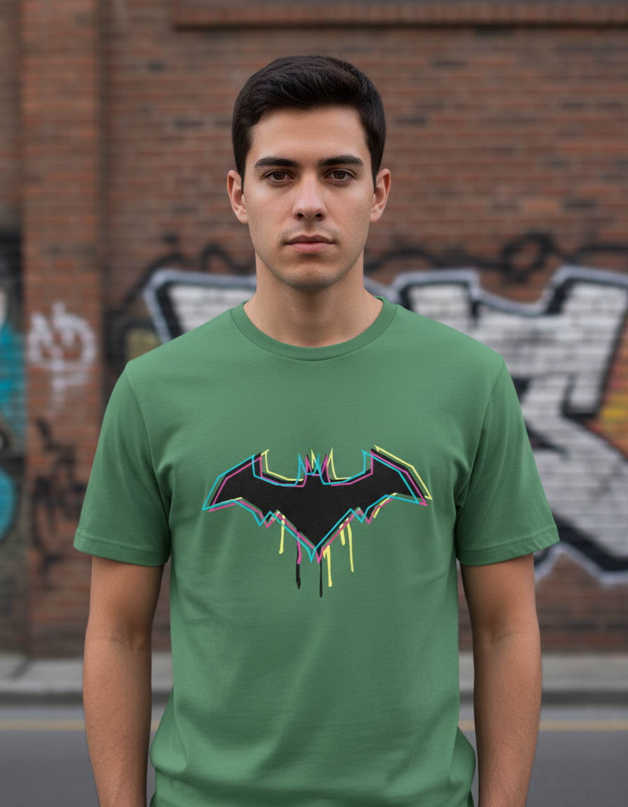Remera Batman Logo Colores Memoestampados - Imagen 25