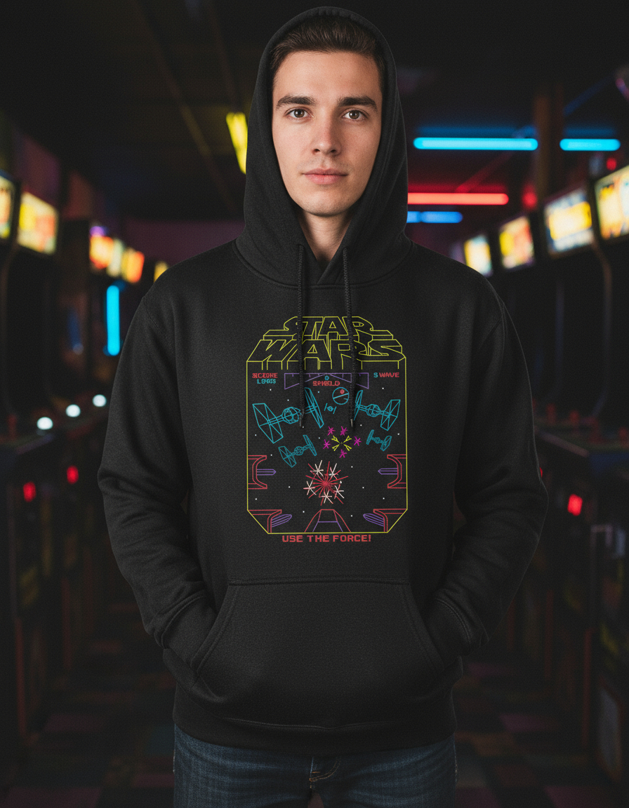 Canguro Star Wars Use The Force Lineal Memoestampados - Imagen 3