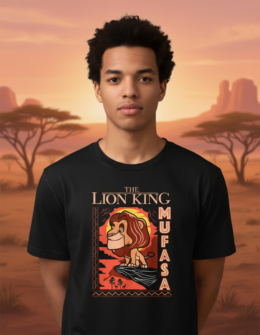 Remera:the Lion King Muñeco Memoestampados