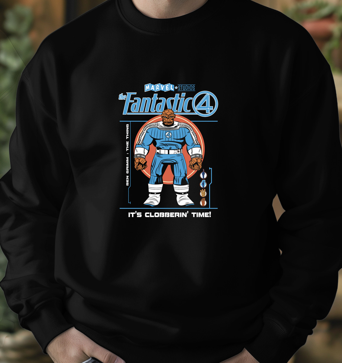 Buzo 4 Fantasticos Ben Grimm Memoestampados - Imagen 3