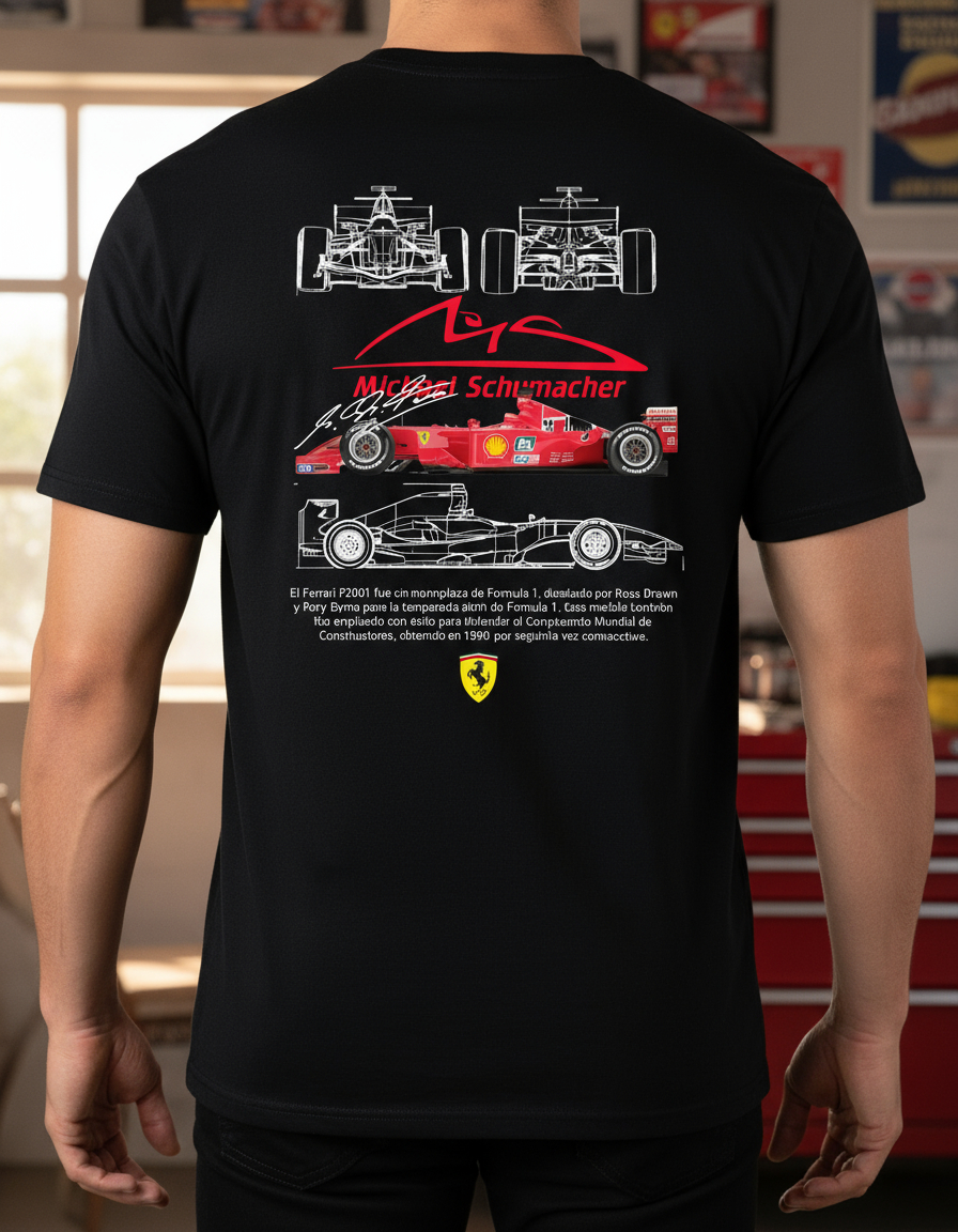 Remera: Michael Schumacher F1 02 Memoestampados - Imagen 2