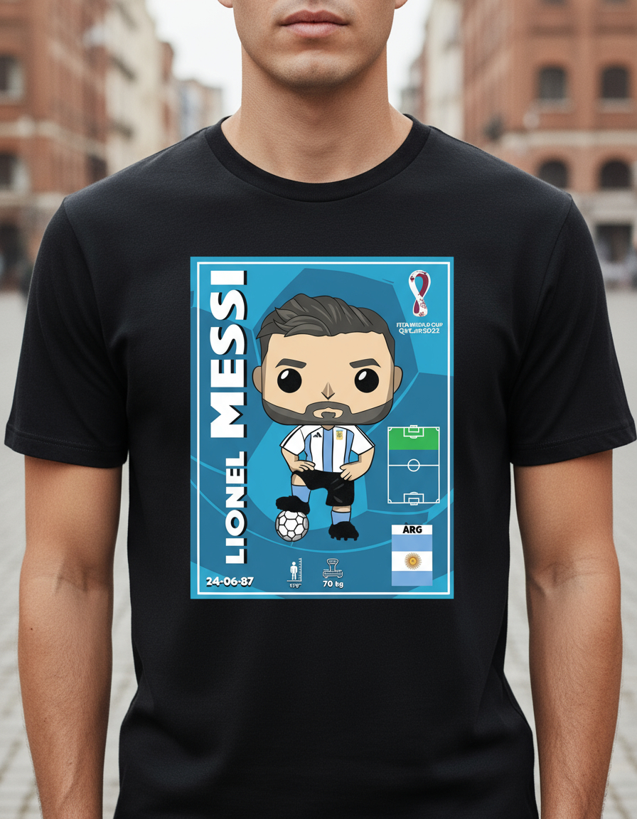 Remera: Messi Muñeco Memoestampados - Imagen 2