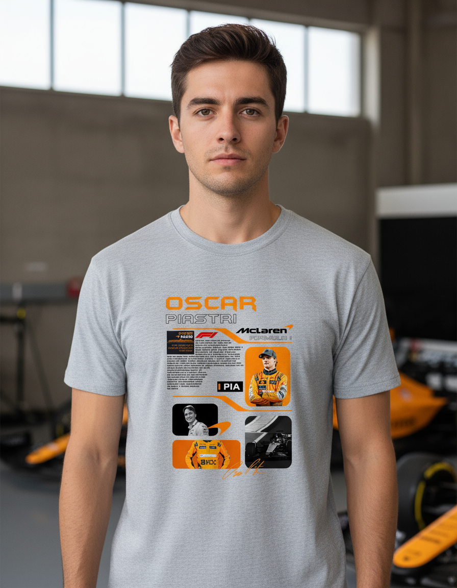 Remera: F1 Oscar Piastry Mclaren Memoestampados - Imagen 21