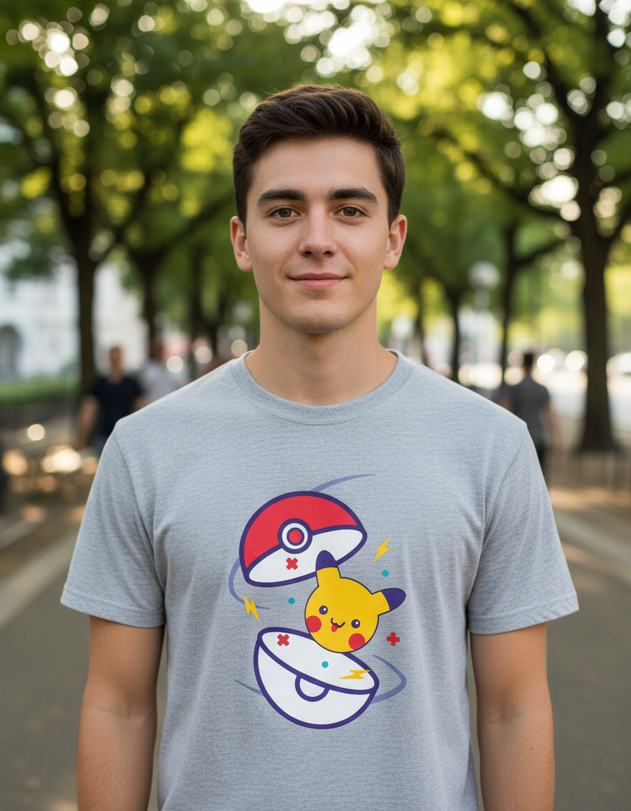 Remera: Pikachu Kawaii Memoestampados - Imagen 24