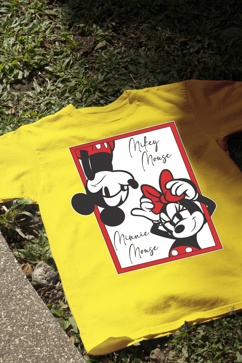 Remera: Mikey And Minnie Mouse 01 Memoestampados - Imagen 9
