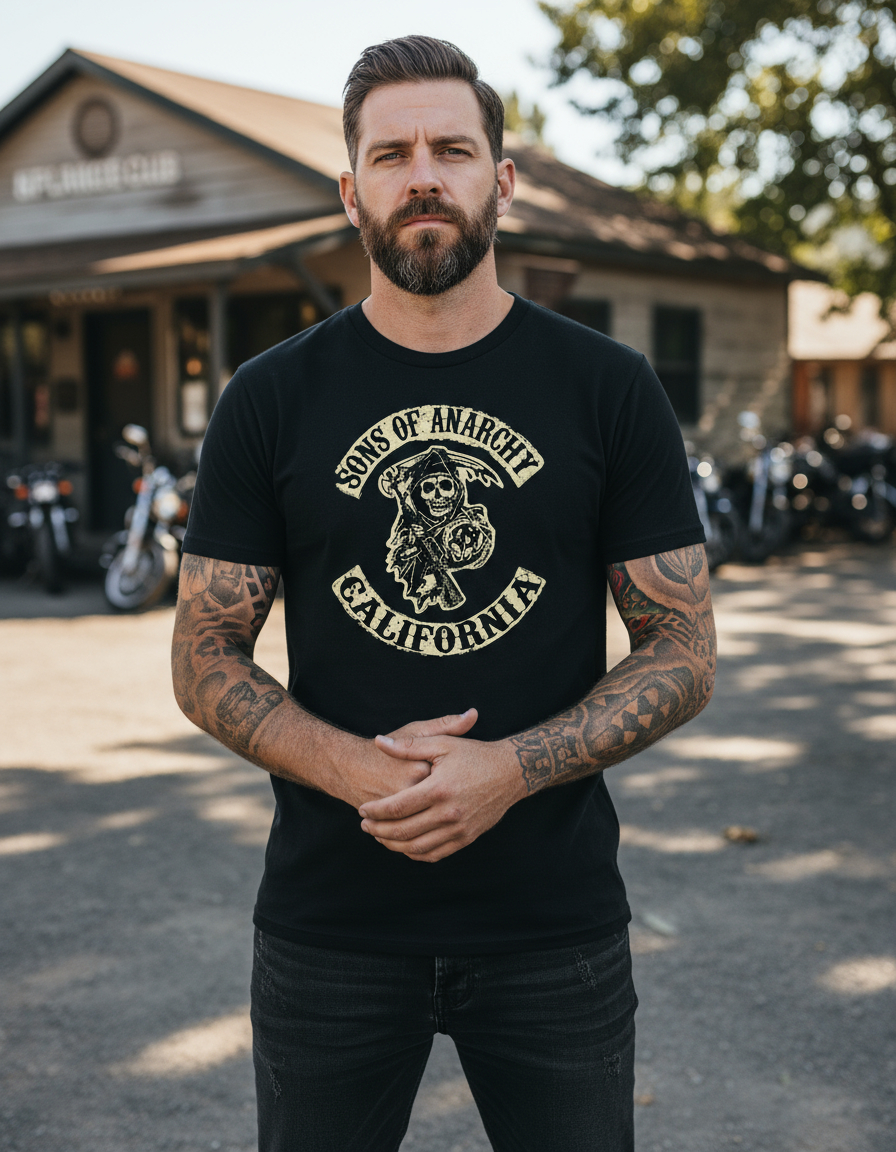 Remera Sons Of Anarchy Serie Memoestampados