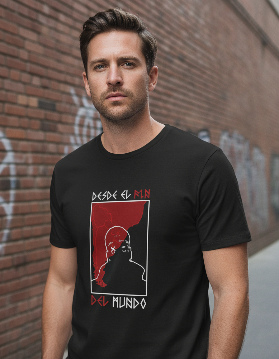 Remera: Duki Desde El Fin Del Mundo Memoestampados - Imagen 3