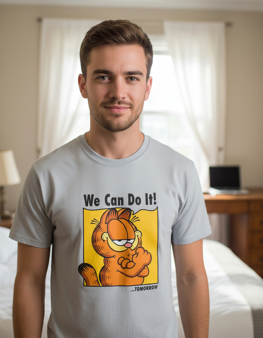 Remera: We Can Do It Garfield Memoestampados - Imagen 27