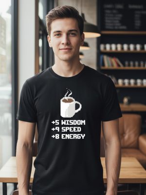 Remera: Coffe Powerup Memoestampados