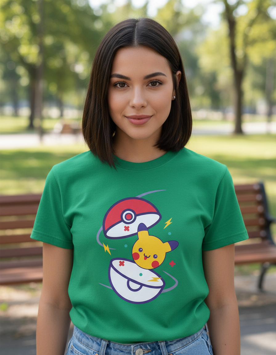 Remera: Pikachu Kawaii Memoestampados - Imagen 14
