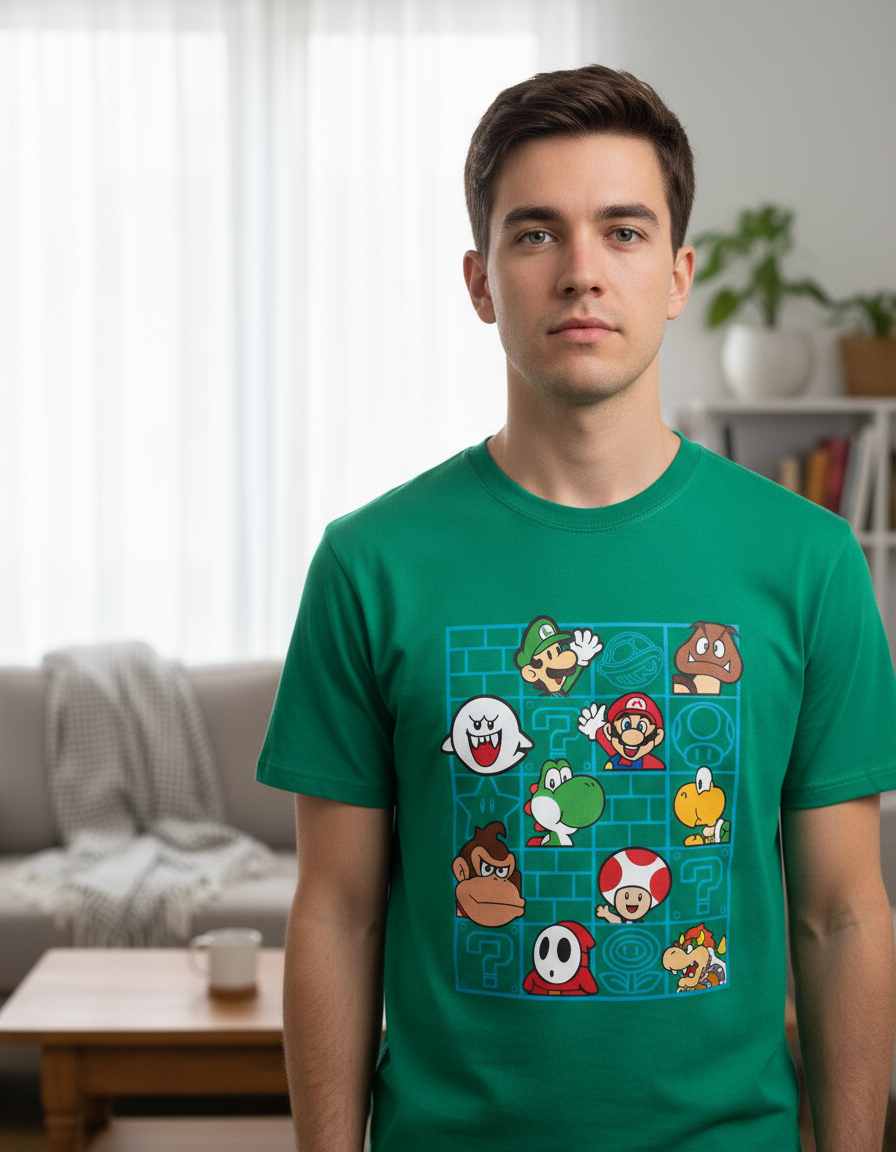 Remera: Mario Bros Friends Memoestampados - Imagen 16