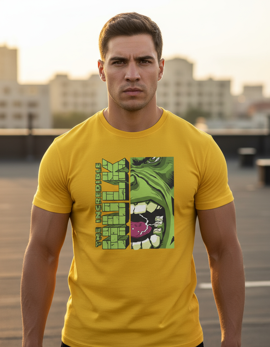Remera: The Incredible Hulk Memoestampados - Imagen 20