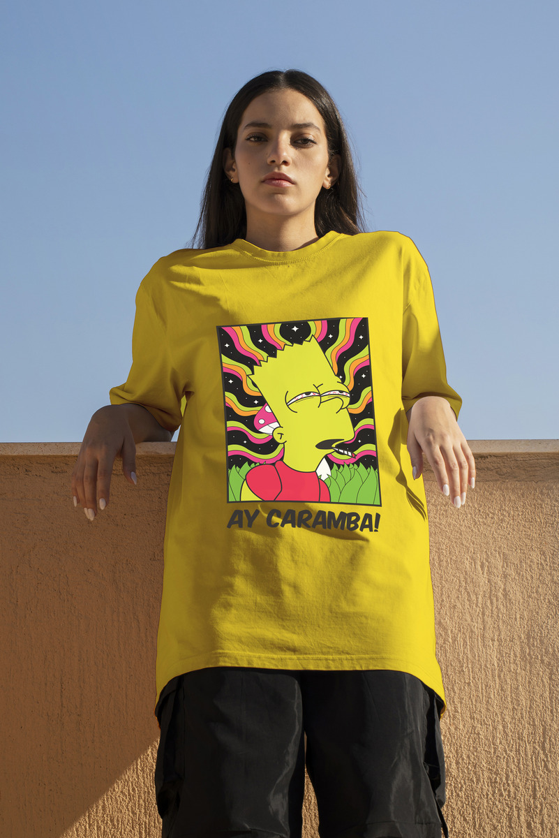 Remera: Bart Ay Caramba 02 Memoestampados - Imagen 5