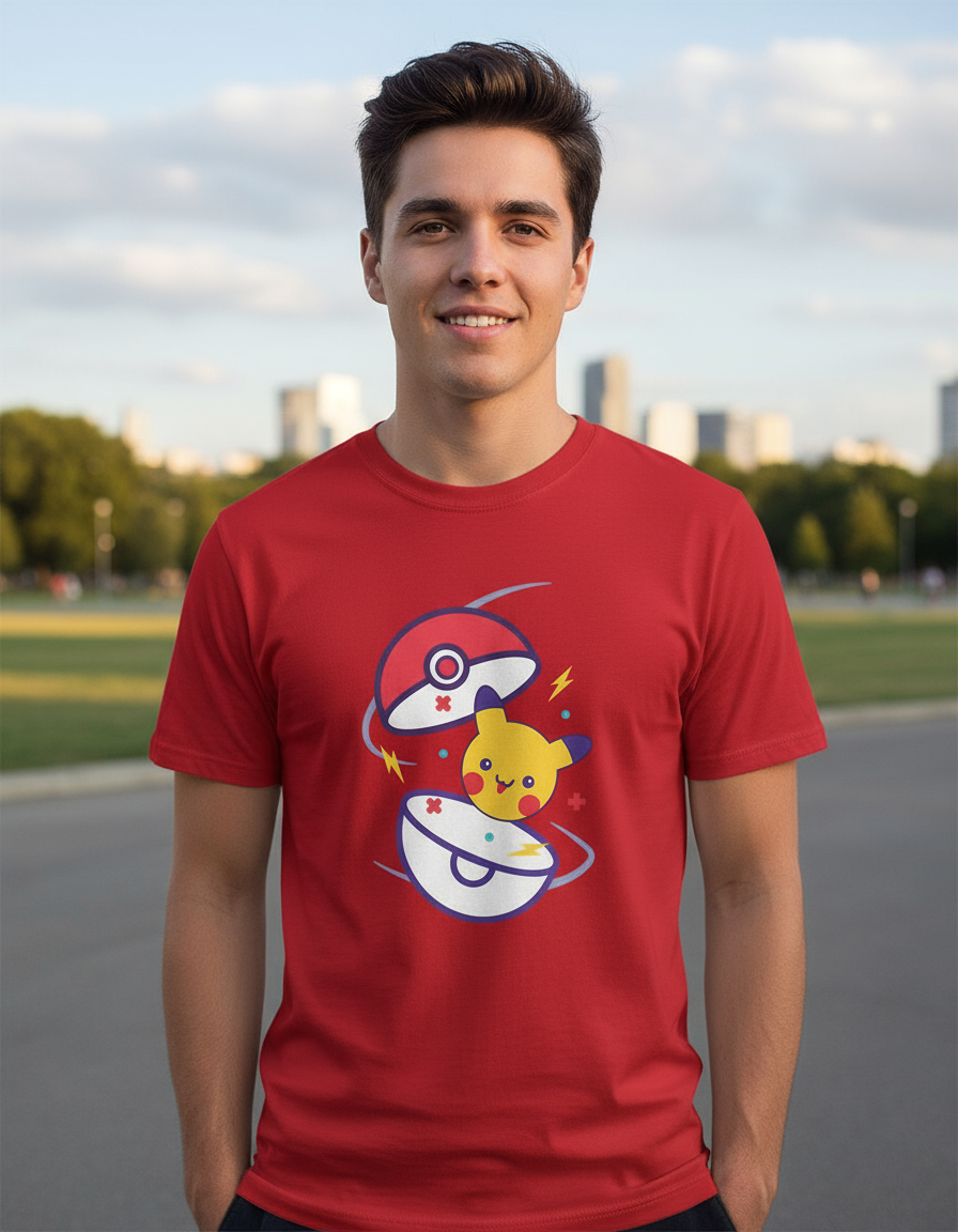 Remera: Pikachu Kawaii Memoestampados - Imagen 12