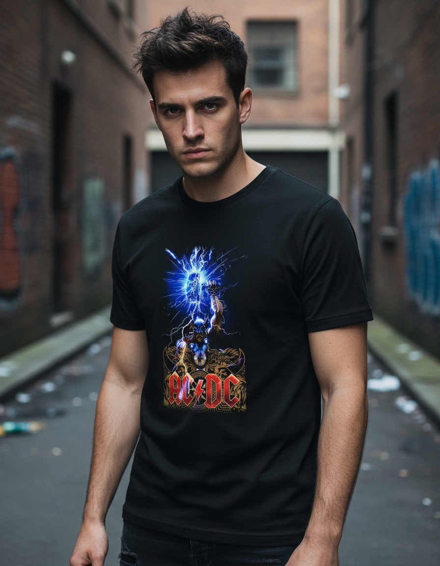 Remera: Ac/dc Thor Memoestampados