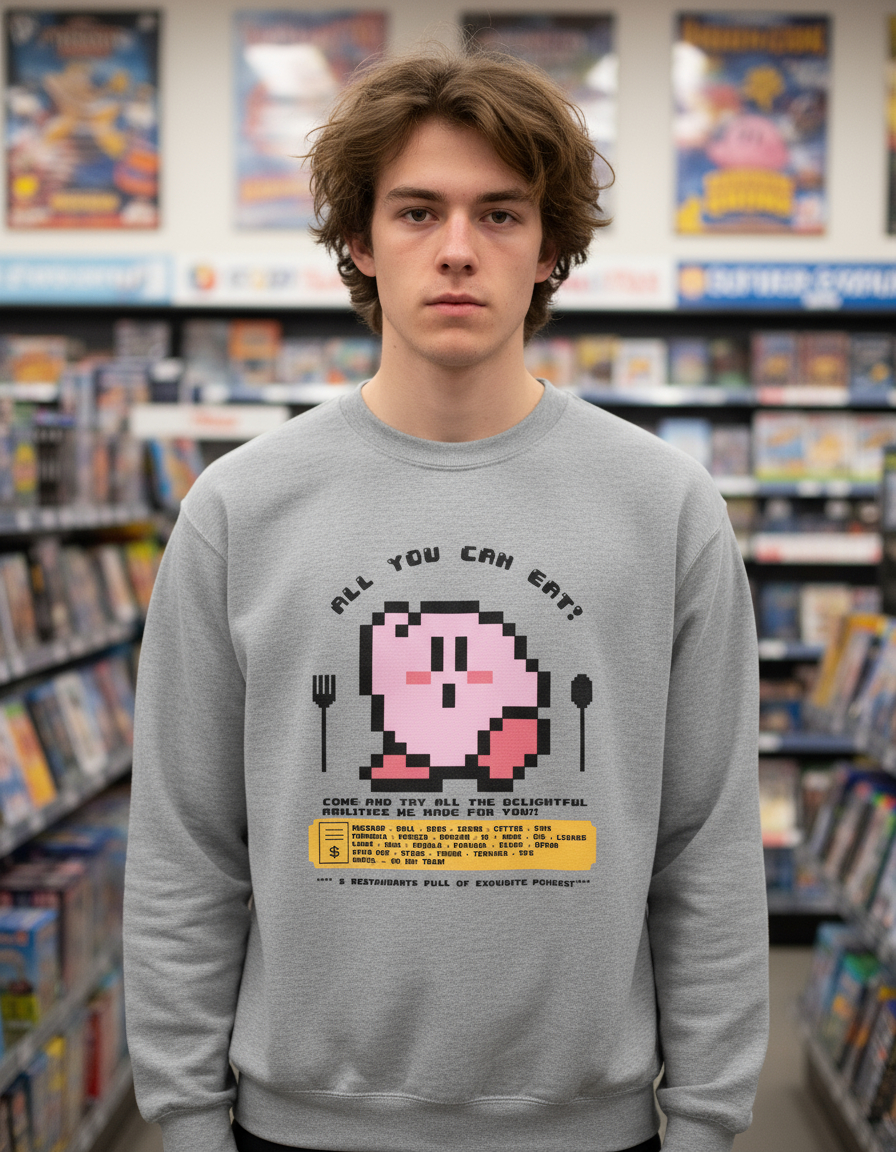 Buzo: Kirby Pixel Memoestampados - Imagen 8