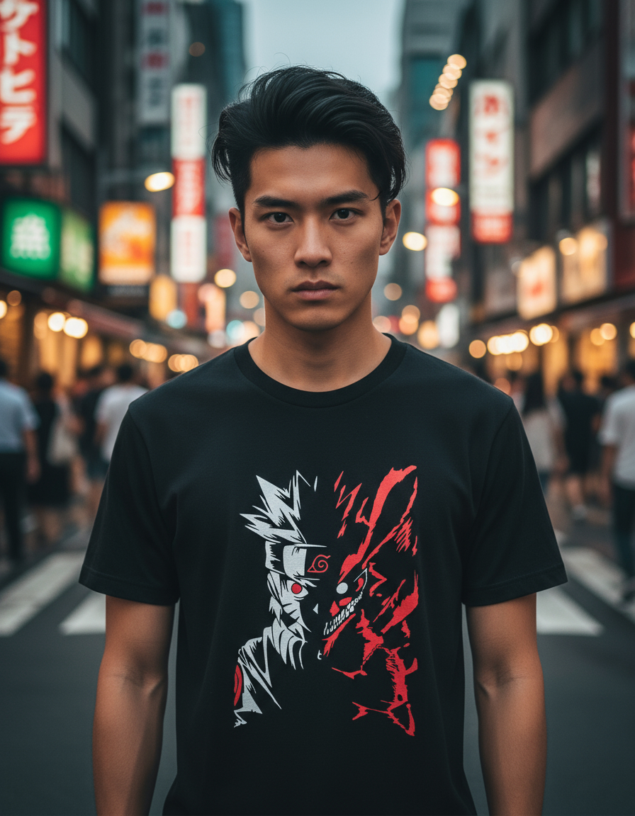 Remera Naruto Zorro Anime Memoestampados