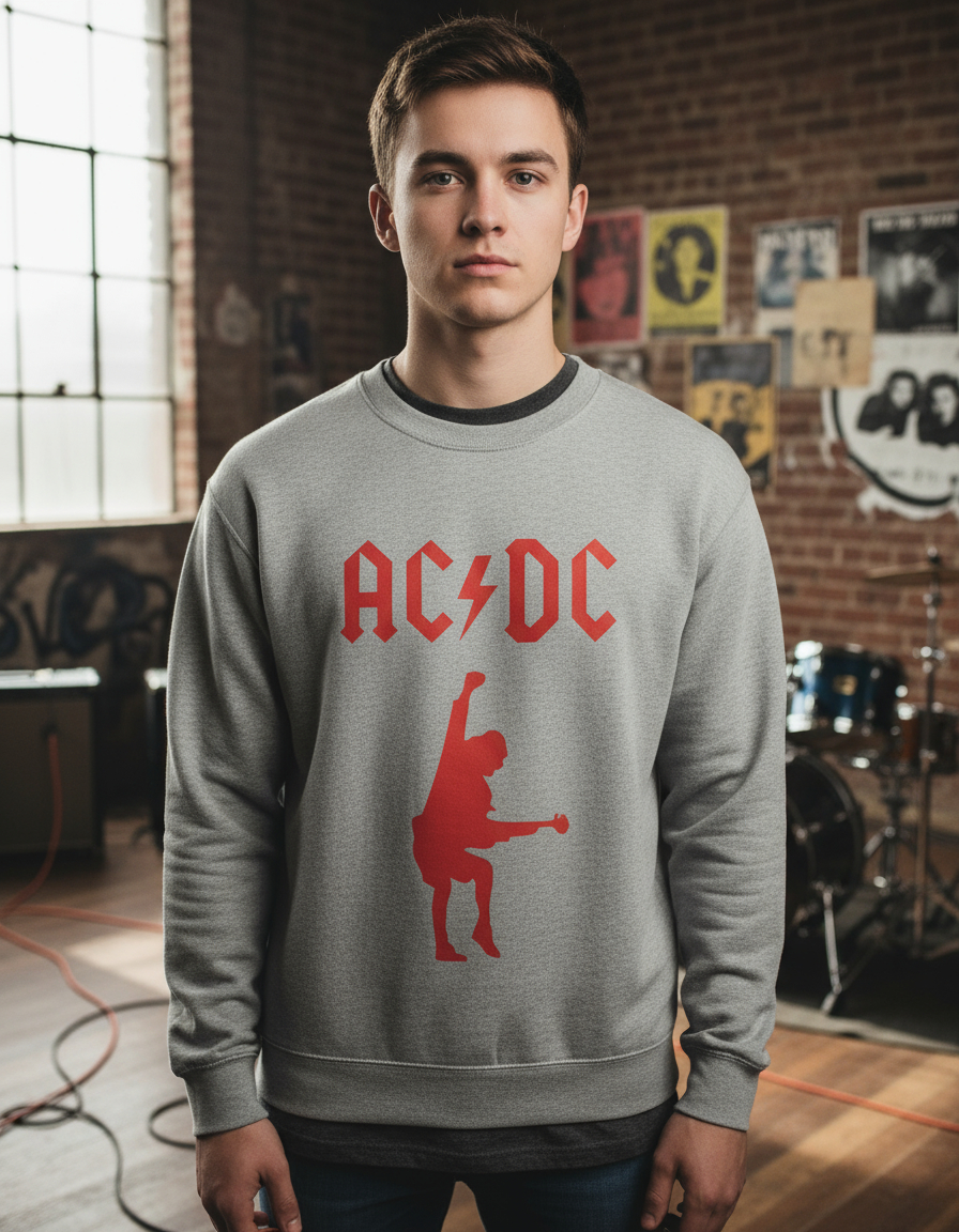 Buzo Ac Dc Rock Musica