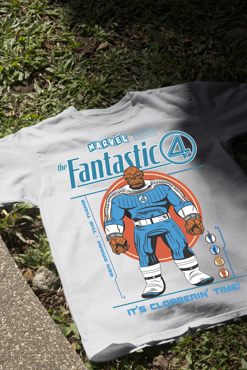 Remera: 4 Fantasticos Ben Grimm Memoestampados - Imagen 15