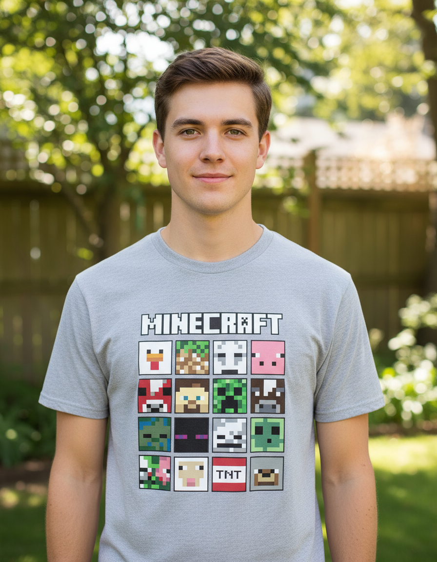 Remera: Minecraft Faces Memoestampados - Imagen 24