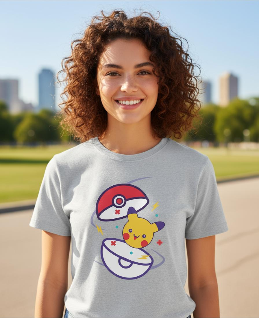 Remera: Pikachu Kawaii Memoestampados - Imagen 28