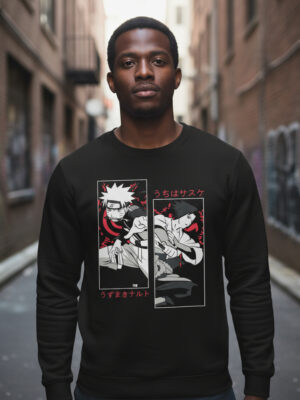 Buzo Naruto Y Uchiha Anime Memoestampados