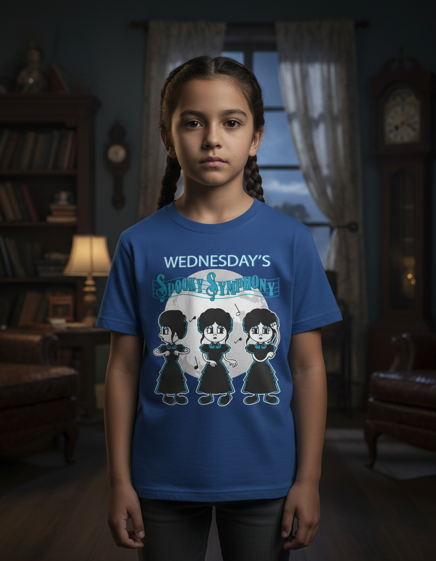 Remera: Wednesday_s Spooky Symphony Memoestampados - Imagen 7