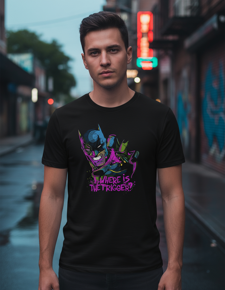 Remera: Batman Where Is Memoestampados