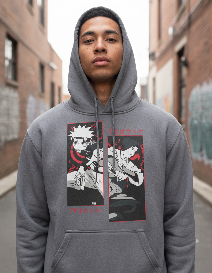 Canguro Naruto Y Uchiha Anime Memoestampados - Imagen 8