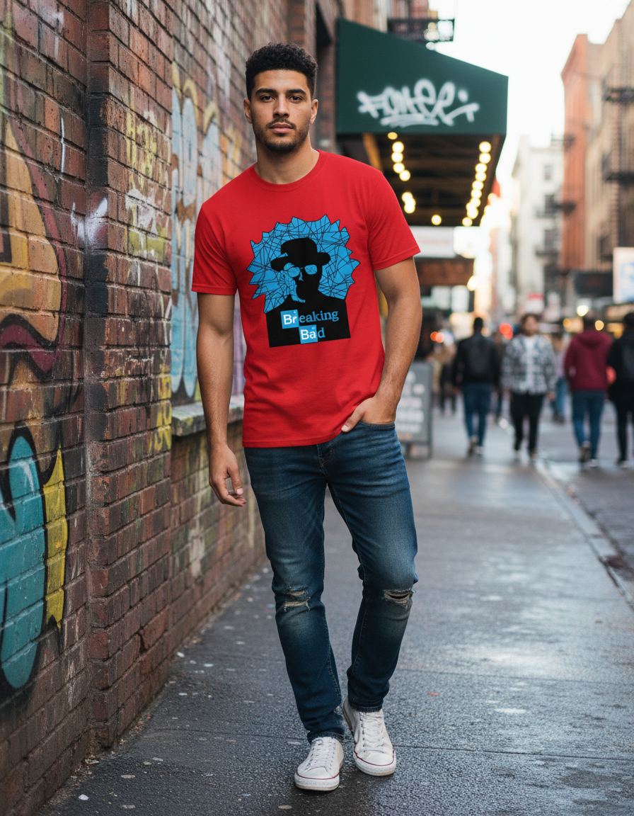 Remera: Breaking Bad Celeste Memoestampados - Imagen 12