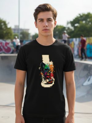 Remera: Patineta Colores Memoestampados