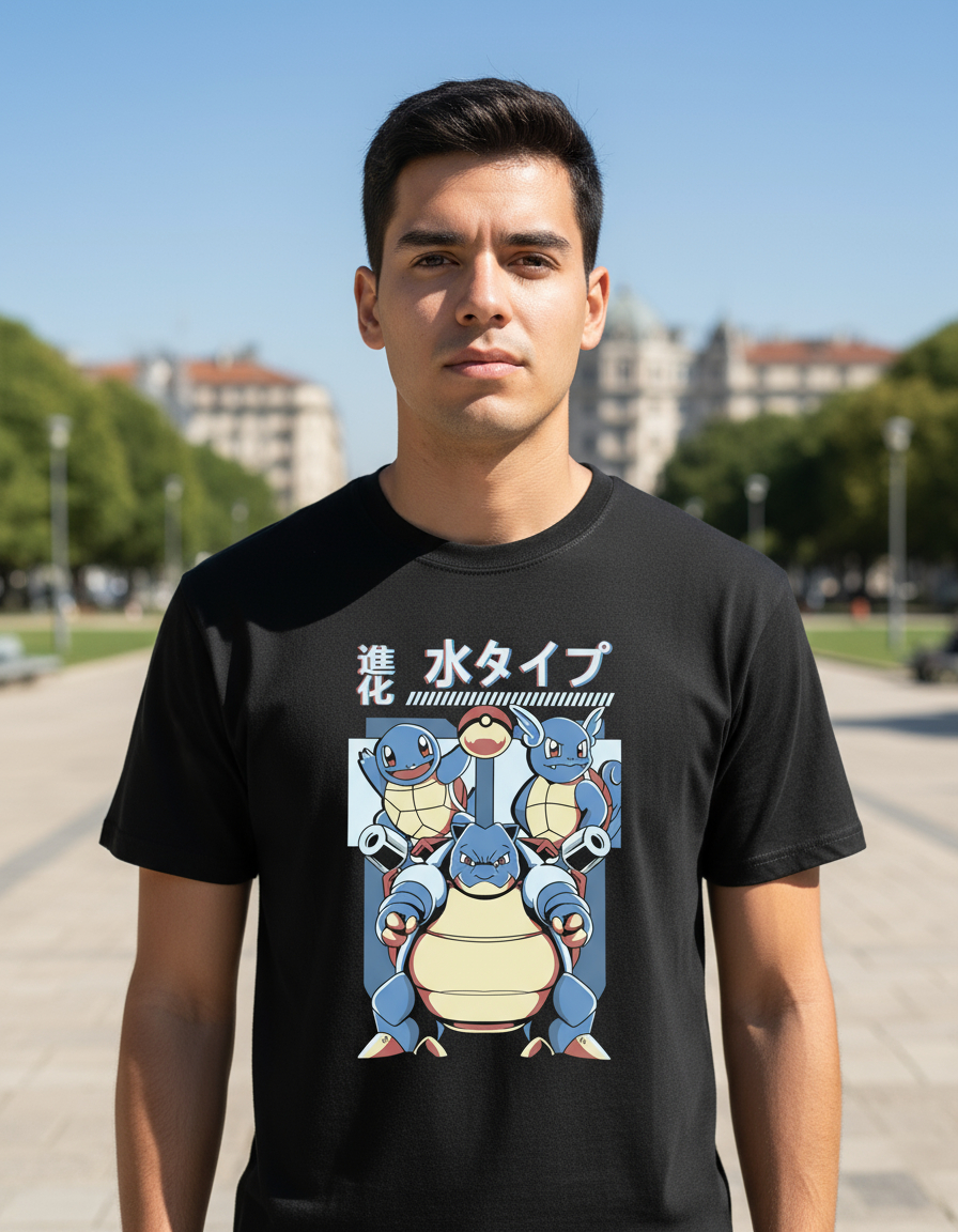 Remera: Water Evolution Memoestampados