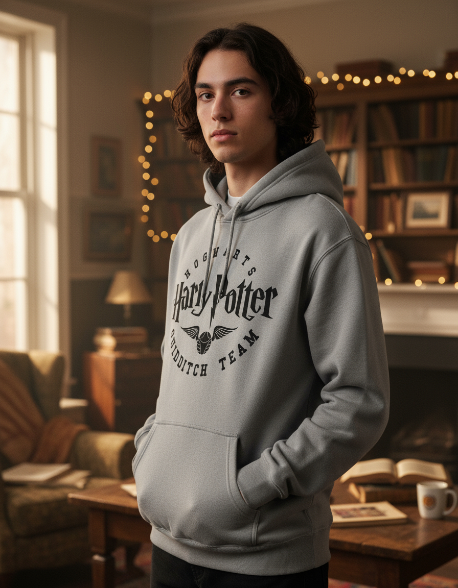 Canguro Harry Potter Hogwarts Quidditch Memoestampados - Imagen 13