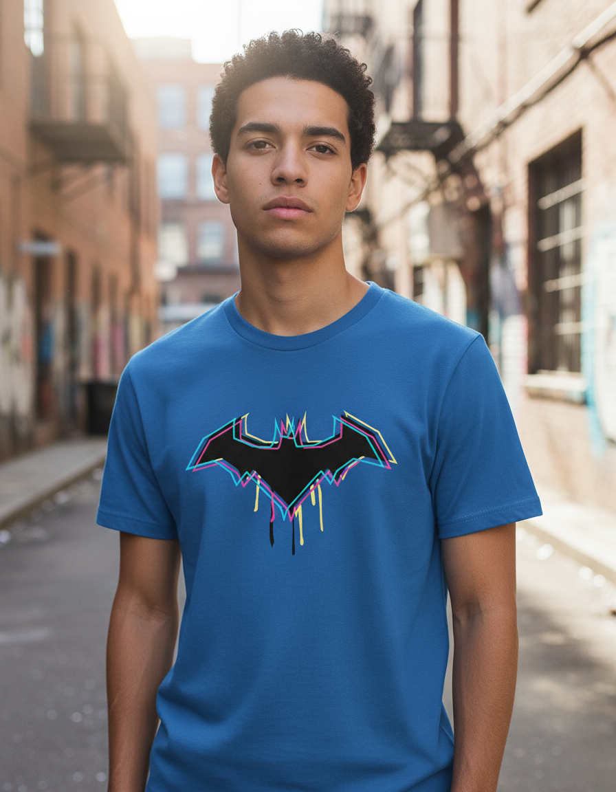 Remera Batman Logo Colores Memoestampados - Imagen 15