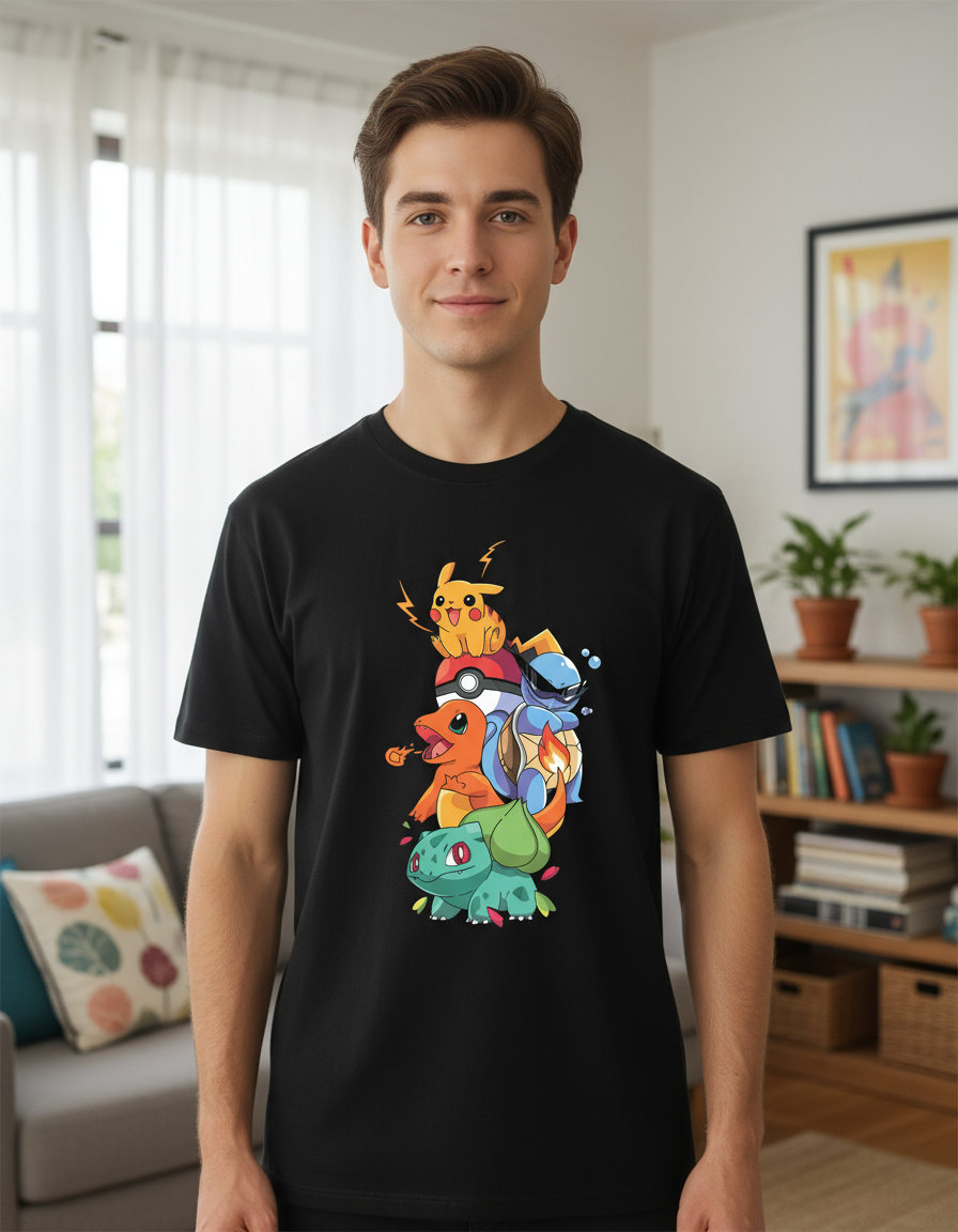 Remera: Pokemon Team Memoestampados