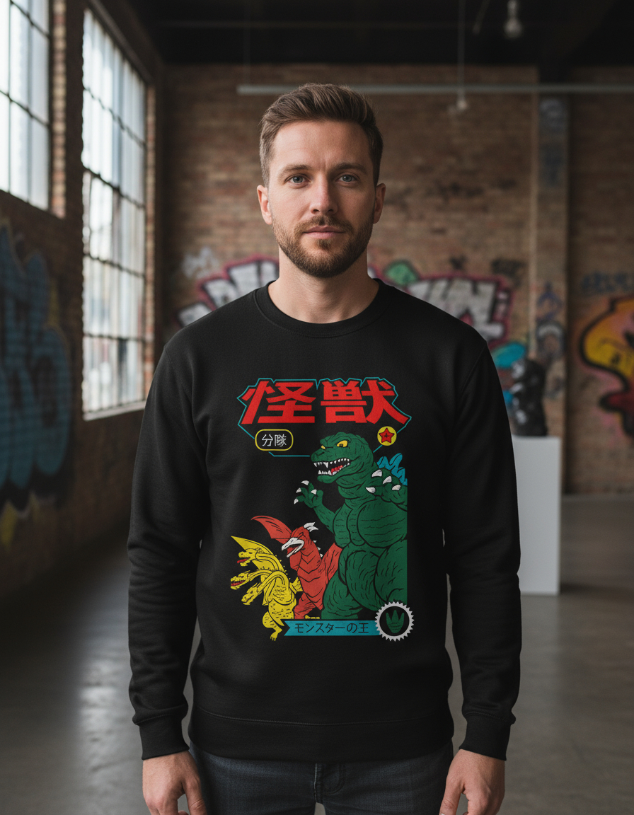 Buzo Godzilla Retro Memoestampados - Imagen 11