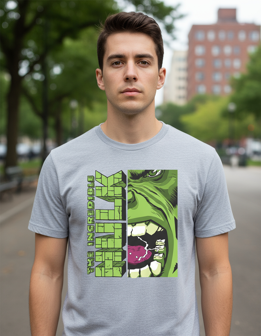 Remera: The Incredible Hulk Memoestampados - Imagen 22