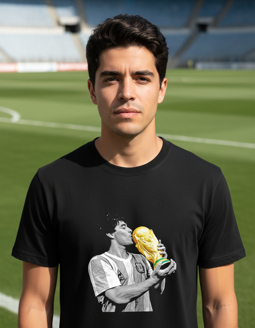 Remera: Maradona 3 Memoestampados - Imagen 4