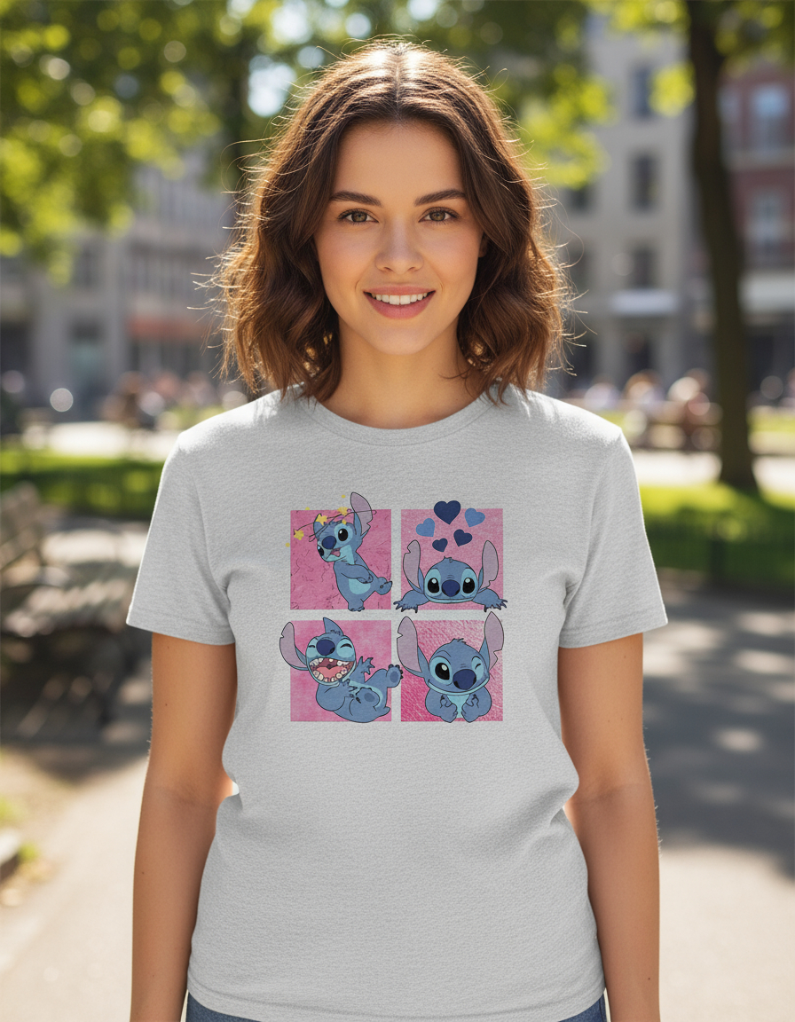 Remera: Stich Enamorado Memoestampados - Imagen 11