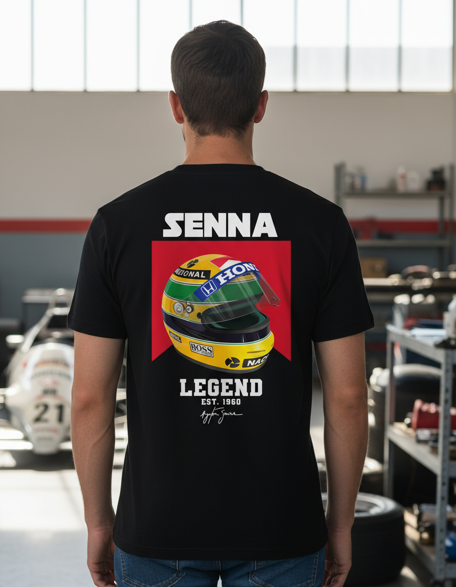 Remera: Ayrton Senna F1 02 Memoestampados