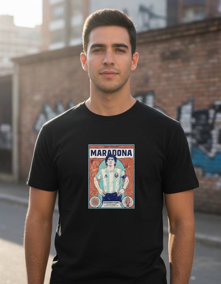 Remera: Maradona 1986 Memoestampados