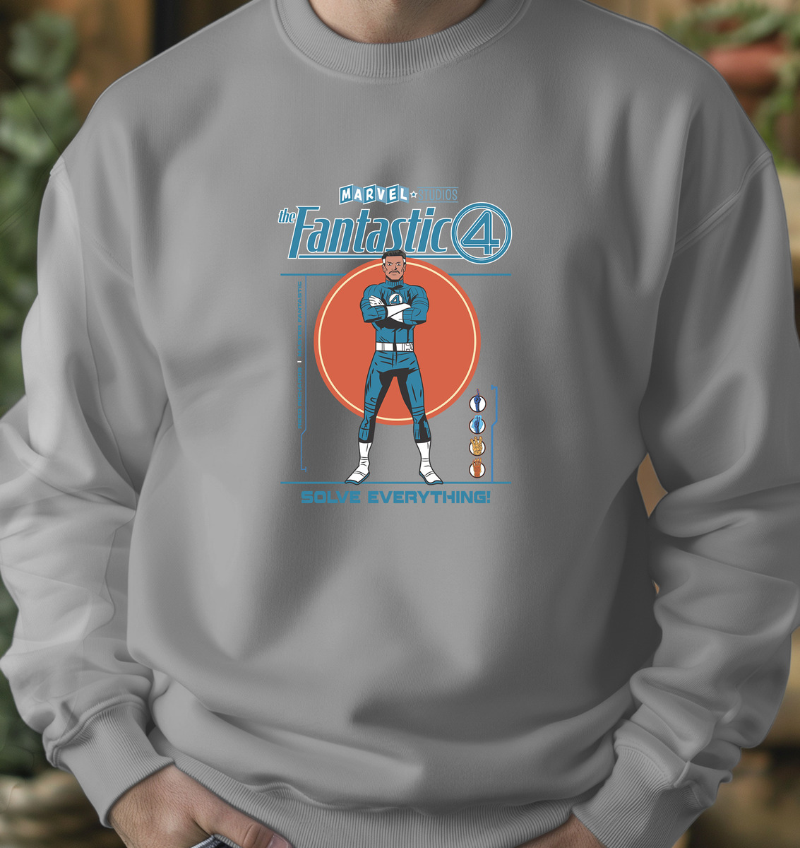 Buzo 4 Fantasticos Reed Richards Memoestampados - Imagen 9