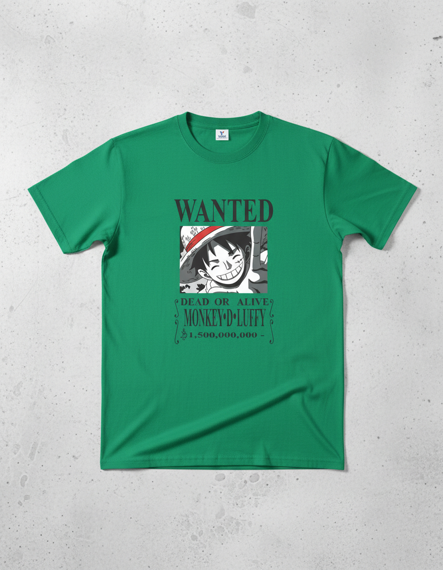Remera: Wanted Luffy Memoestampados - Imagen 15